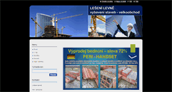 Desktop Screenshot of leseni-levne.com