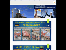 Tablet Screenshot of leseni-levne.com